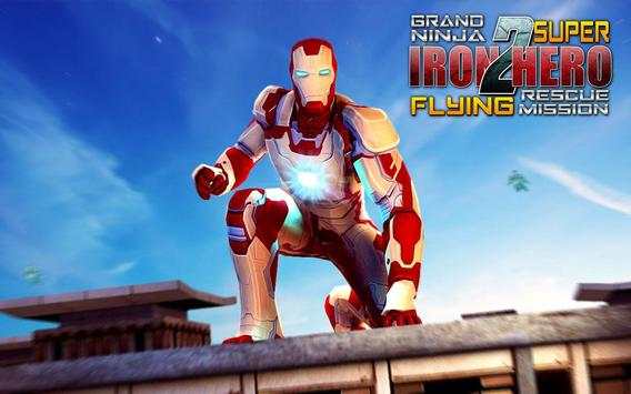 Grand Super Iron Hero Flying Rescue Mission 2018 2 screenshot 1