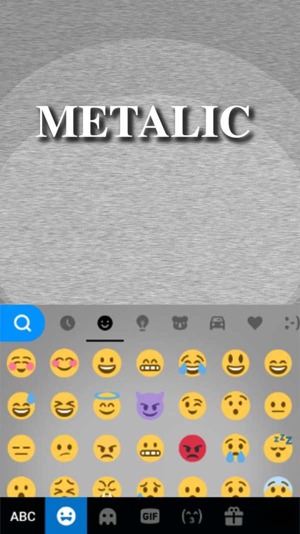 Metallic Kika Keyboard Theme screenshot 2