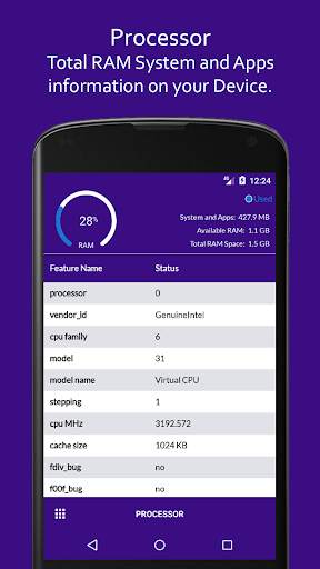 myCPU: Complete Android Hardware & Device Info screenshot 6
