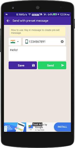 Download Status & Send msg without saving Number screenshot 2
