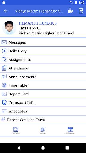 Vidhya Matric School screenshot 4