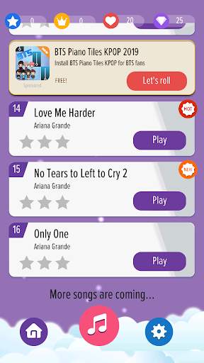 ARIANA GRANDE Piano Tiles screenshot 5