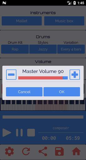 Composer lite - Algorithmic musical composer screenshot 7