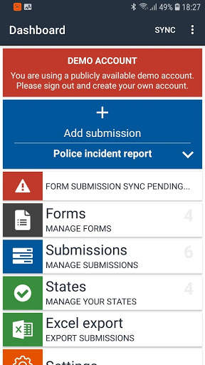 Free form builder screenshot 1