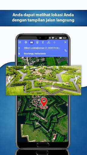 jalan Melihat Peta HD Satelit Melihat & Bumi Peta screenshot 2