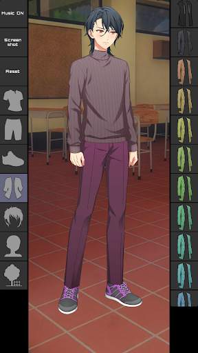 Highschool Boy Makeover - Anime Dress Up Games screenshot 1