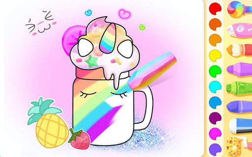 Animated Coloring for Kids - Unicorn and Princess screenshot 6