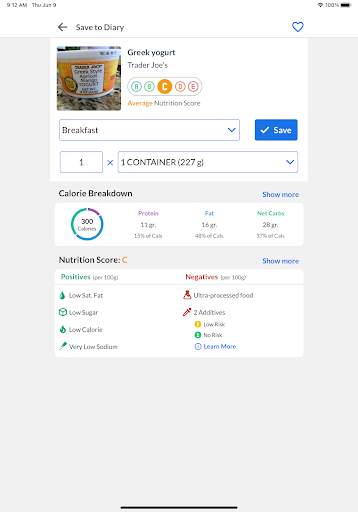 Carb & Keto Manager - Aspire screenshot 14
