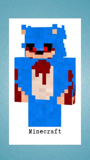 Skin Sonic For Minecraft Pocket Edition screenshot 3
