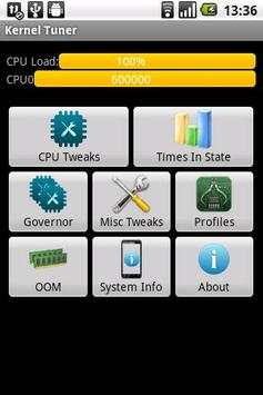 Kernel Tuner 1.6  **root** screenshot 1