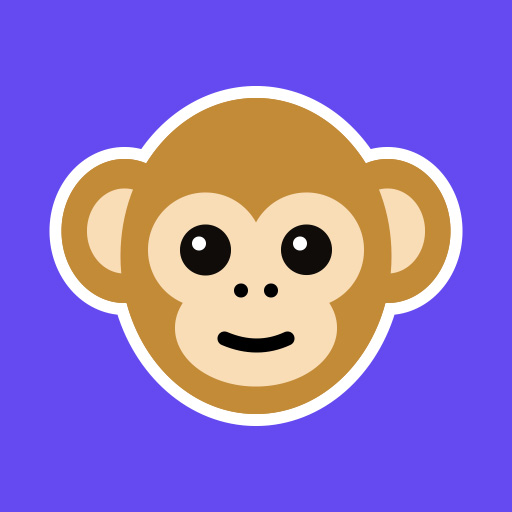 Monkey - random video chat icon