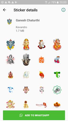 All Festival WhtsApp Stickers screenshot 1