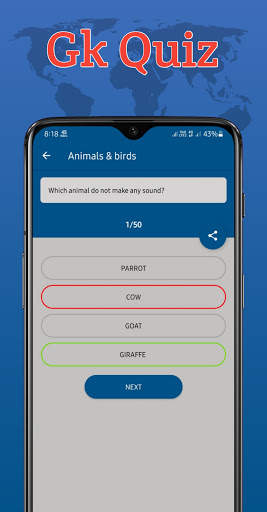 World General Knowledge (English) screenshot 4