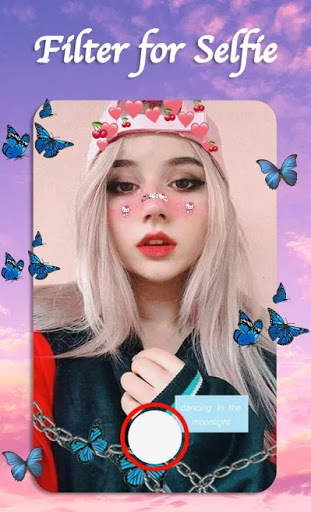 Sweet snap Camera - Selfie Filters स्क्रीनशॉट 6