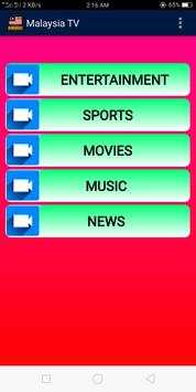 All Malaysia TV Channels HD 2 تصوير الشاشة