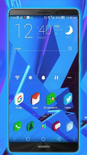 clear go launcher theme screenshot 3