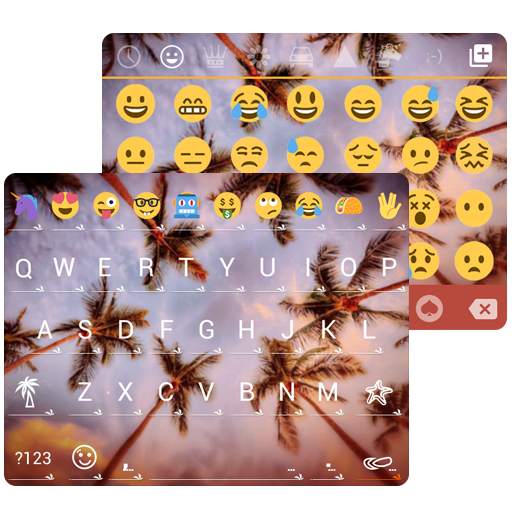 Coconuts Sky KK Emoji Keyboard 1.0.6