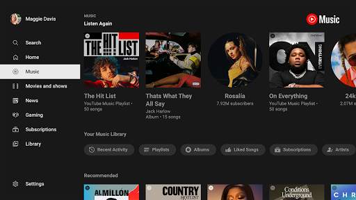 YouTube for Android TV screenshot 2
