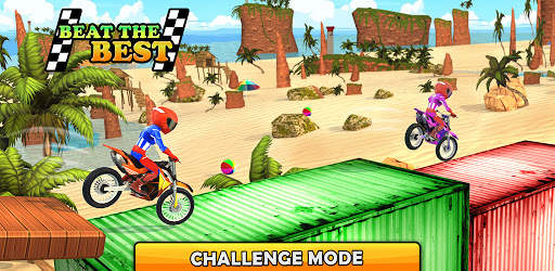 Superhero Moto Bike Stunt Racing Game screenshot 5