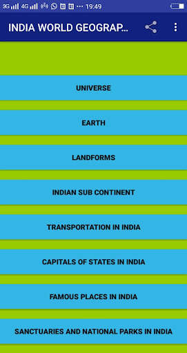 India World Geography 1600 Que screenshot 5