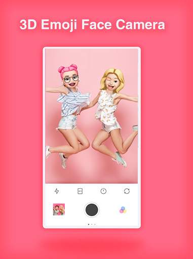 3D Emoji Face Camera - Snap Emoji Head Stickers screenshot 1