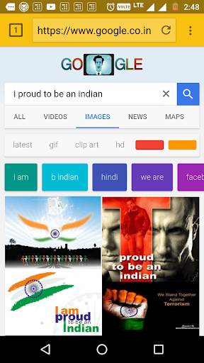Indian Browser screenshot 1