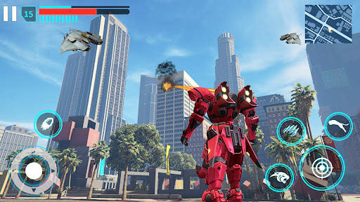 Toilet Monster Robot Car Games screenshot 4