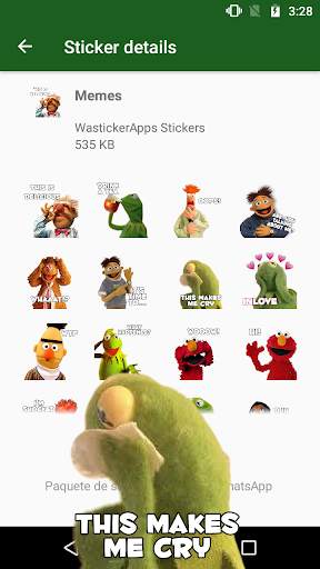 WAstickerApps TheMuppetstickers Memes screenshot 1