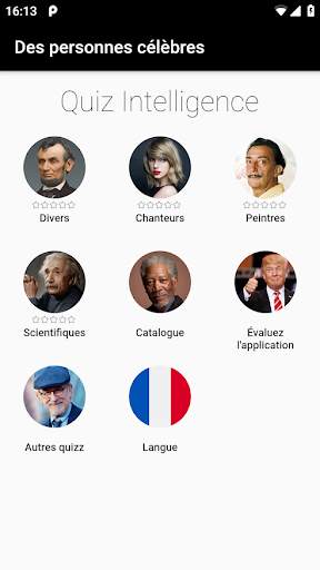 Personnages célèbres - Photo Quiz screenshot 1