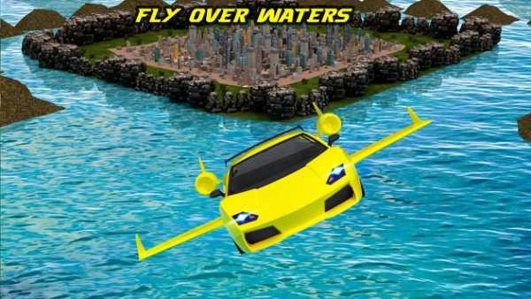 Futuristic Flying Car Driving screenshot 2
