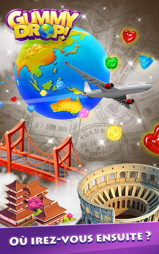 Gummy Drop! Match 3 urbain screenshot 5