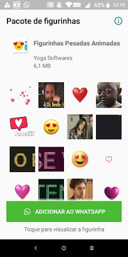 Figurinhas Pesadas para WhatsApp Animadas screenshot 1