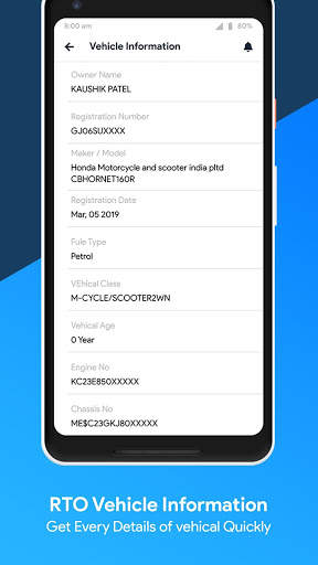 RTO Vehicle Information: Get Vehicle Owner Details screenshot 4