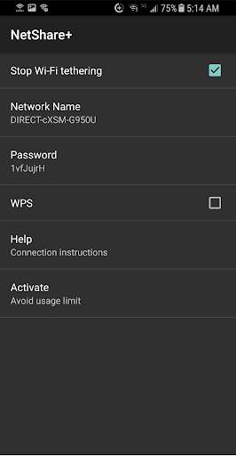 NetShare   Wifi Tether screenshot 1