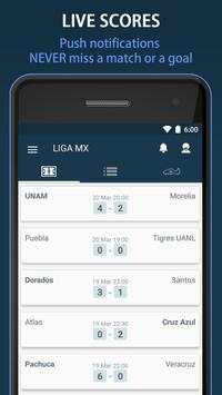 Livescore for MX Liga BBVA screenshot 1