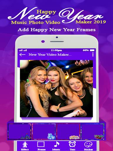 Happy New Year Music Photo Video Maker 2020 screenshot 6