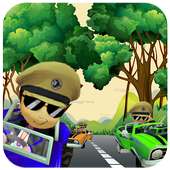 jungle singham: लिटिल racing game edition logo