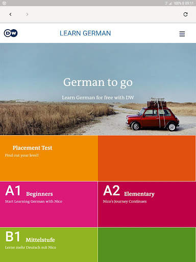 DW Learn German - A1, A2, B1 a screenshot 6