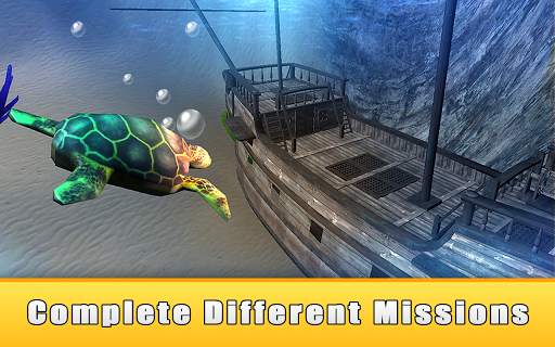 Ocean Turtle Simulator 3D 2 تصوير الشاشة