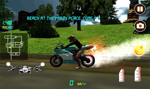 Motor Biker City Driving screenshot 1
