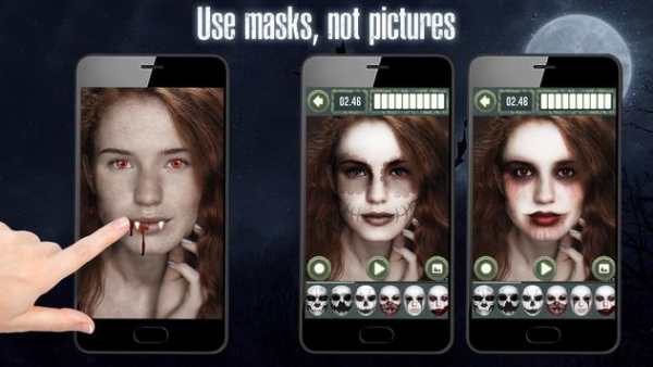Editor foto topeng vampir screenshot 2