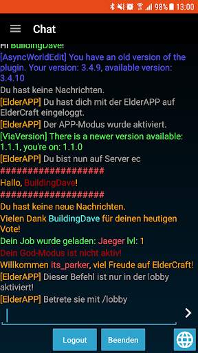 ElderApp Chat für Minecraft screenshot 7