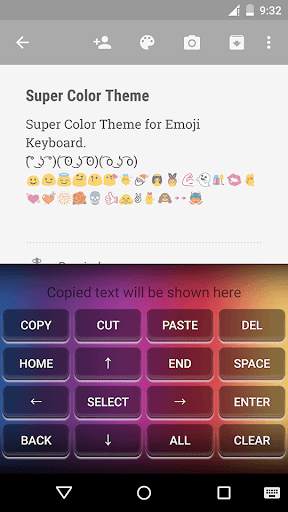Super Color Emoji Keyboard screenshot 3