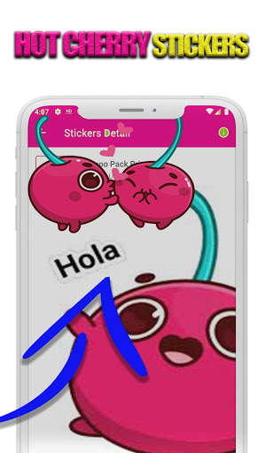 Hot Cherry Stickers screenshot 3