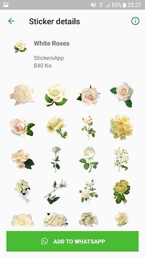Roses Stickers For Whatsapp - WAStickerApps screenshot 3