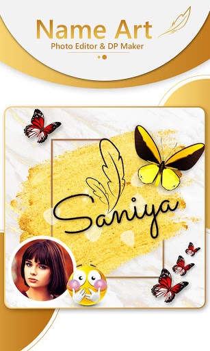 Name Art Photo Editor - Name on Pics screenshot 1