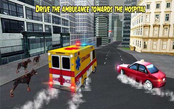 Ambulance Rescue Drive: Zombie screenshot 12