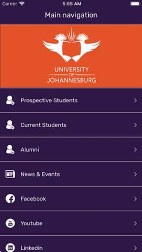 University of Johannesburg screenshot 1