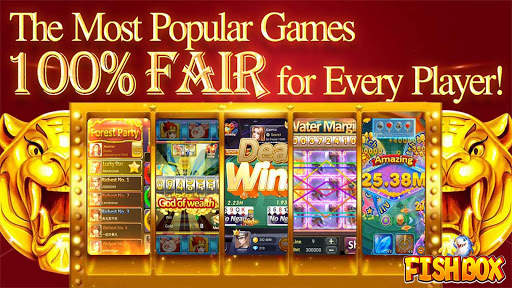 Fish Box - Casino Slots Poker & Fishing Games screenshot 1