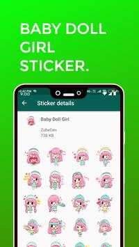 Cute & Funny Girls Sticker screenshot 13